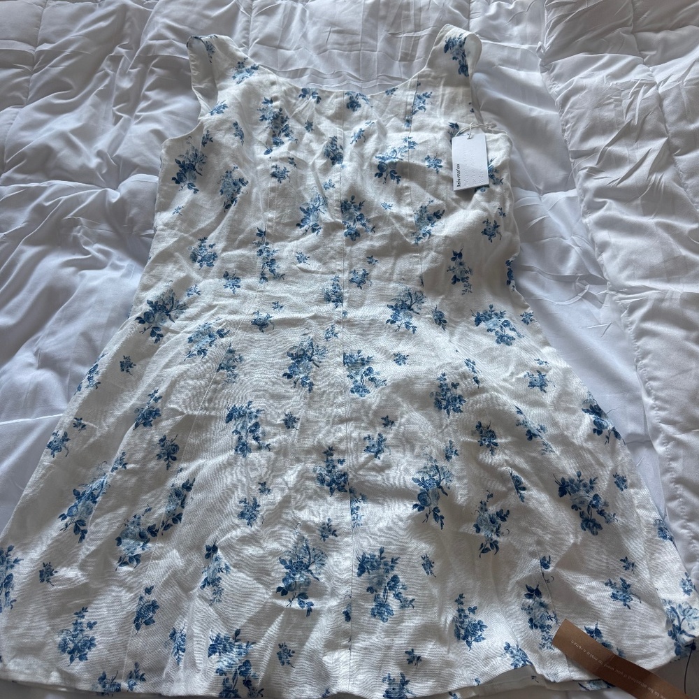 Reformation Amorette linen dress